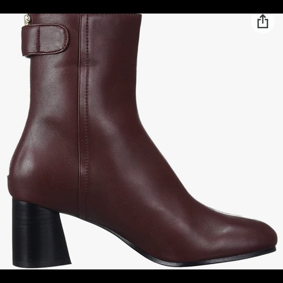 Joie Jamet burgundy ankle boots. Size 6. Worn once. Back zip.. Gorgeous. - Picture 2 of 8